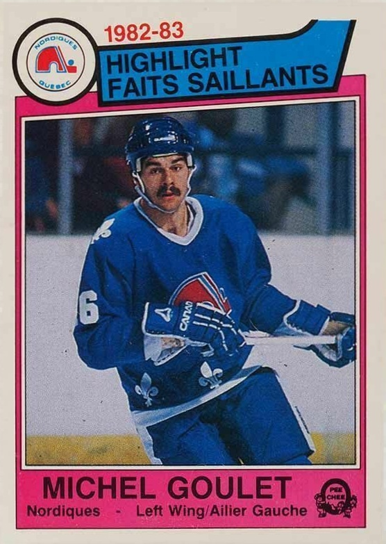 1983 O-Pee-Chee Michel Goulet #288 Hockey Card