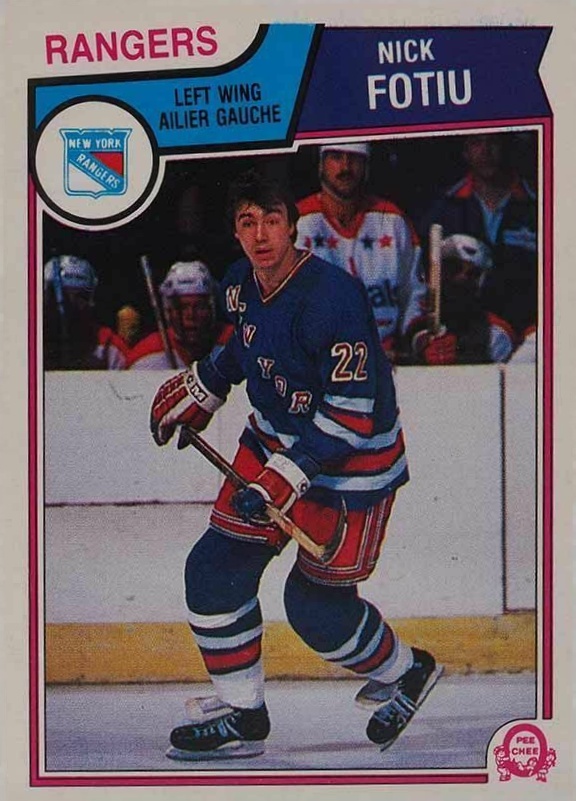 1983 O-Pee-Chee Nick Fotiu #243 Hockey Card
