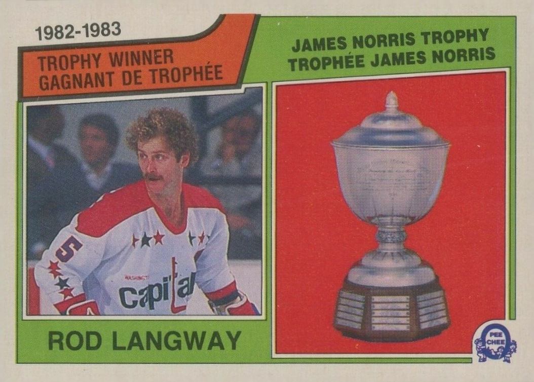 1983 O-Pee-Chee Rod Langway #207 Hockey Card