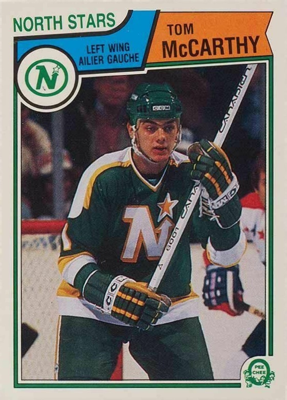 1983 O-Pee-Chee Tom McCarthy #176 Hockey Card