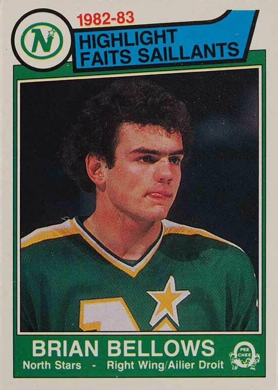 1983 O-Pee-Chee Brian Bellows #165 Hockey Card