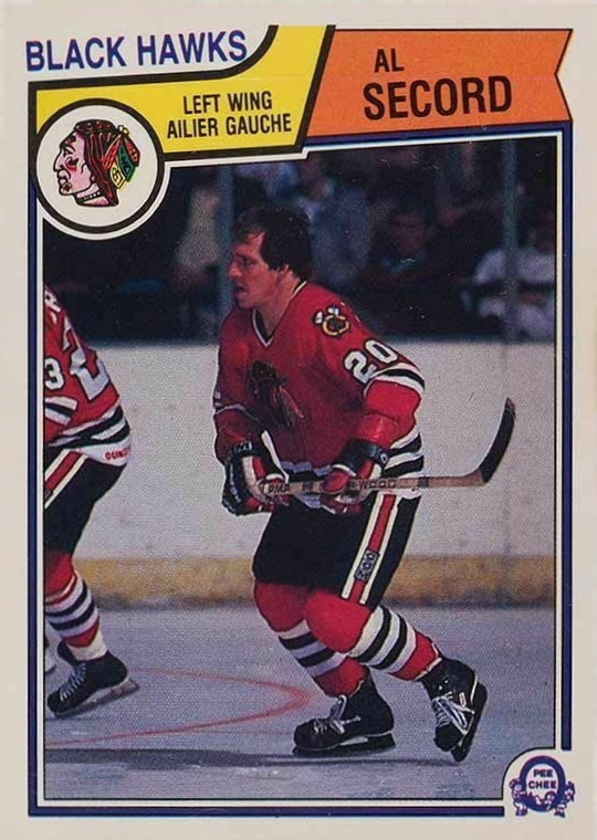 1983 O-Pee-Chee Al Secord #112 Hockey Card