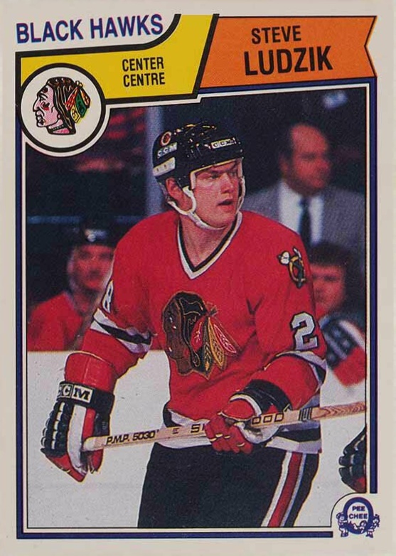 1983 O-Pee-Chee Steve Ludzik #106 Hockey Card