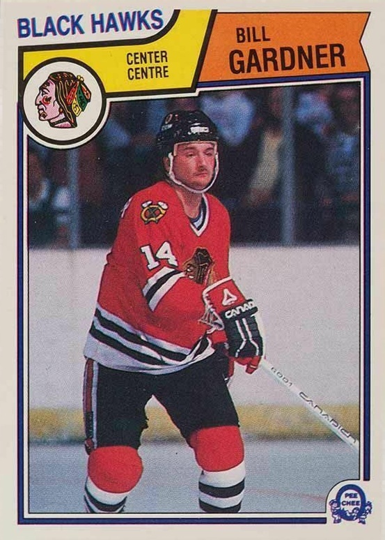1983 O-Pee-Chee Bill Gardner #103 Hockey Card