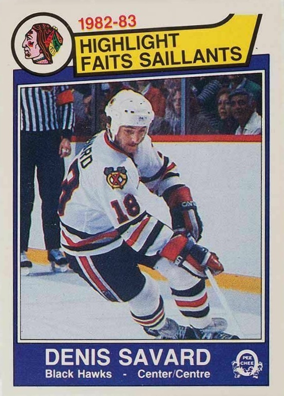 1983 O-Pee-Chee Denis Savard #96 Hockey Card