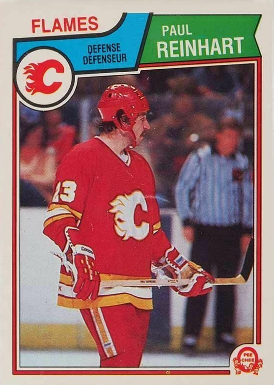 1983 O-Pee-Chee Paul Reinhart #91 Hockey Card