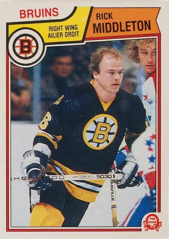 1983 O-Pee-Chee Rick Middleton #54 Hockey Card