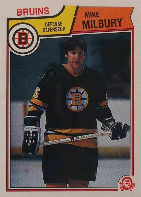 1983 O-Pee-Chee Mike Milbury #55 Hockey Card