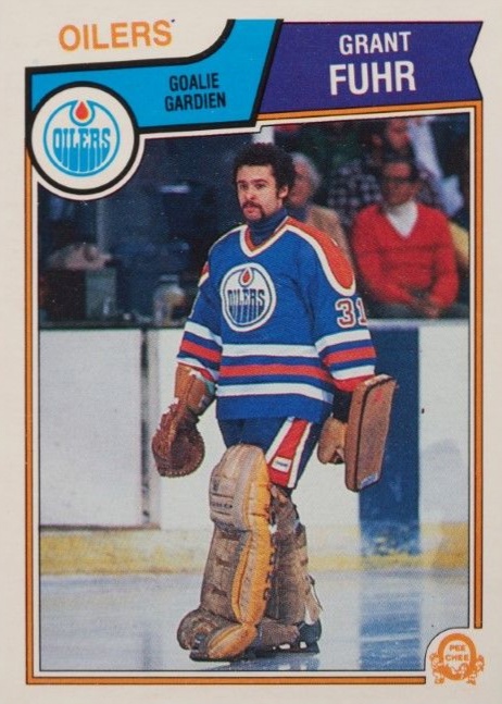 1983 O-Pee-Chee Grant Fuhr #27 Hockey Card