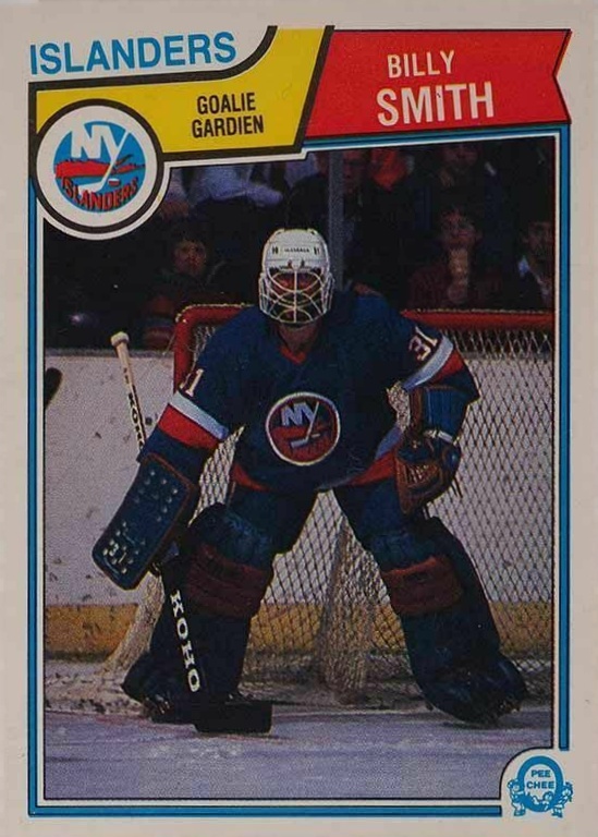 1983 O-Pee-Chee Billy Smith #17 Hockey Card
