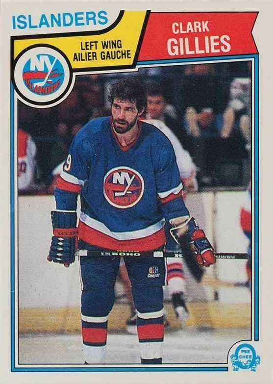 1983 O-Pee-Chee Clark Gillies #6 Hockey Card