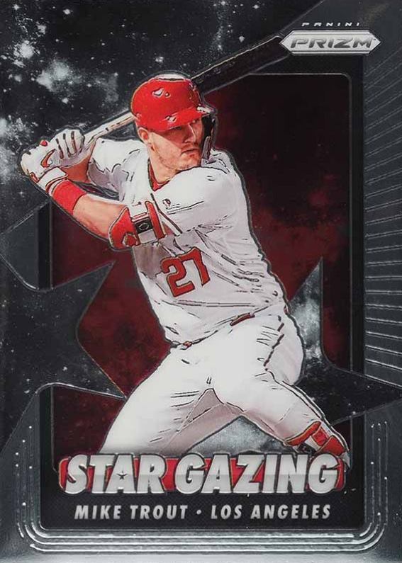 2020 Panini Prizm Star Gazing Mike Trout #SG1 Baseball Card