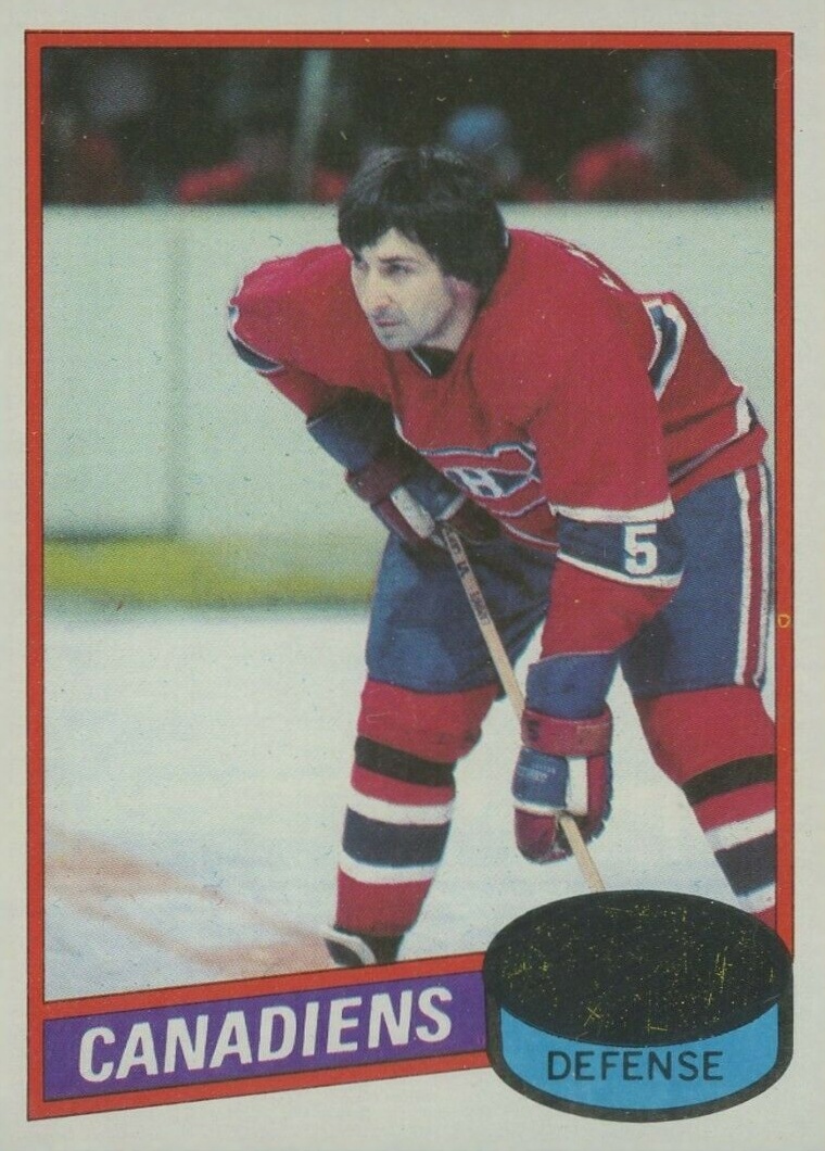 1980 Topps Guy Lapointe #201 Hockey Card