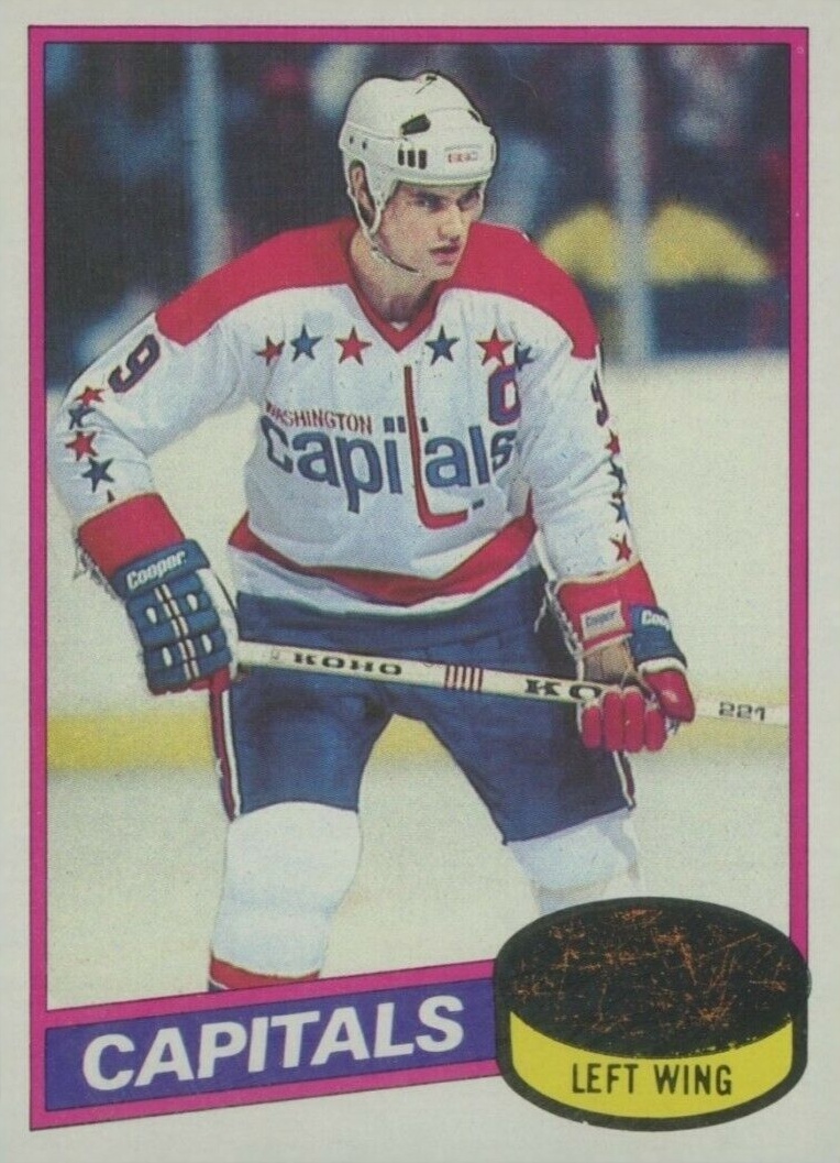 1980 Topps Ryan Walter #154 Hockey Card