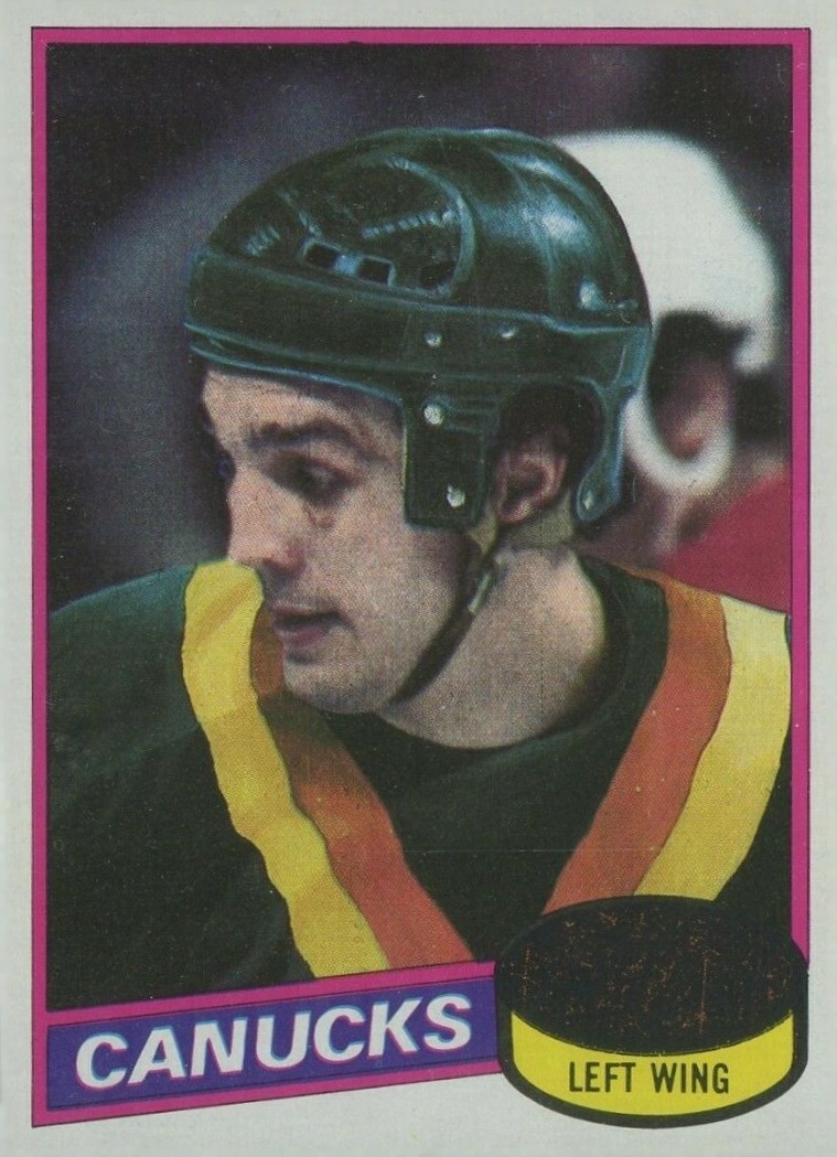 1980 Topps Dave "Tiger" Williams #105 Hockey Card