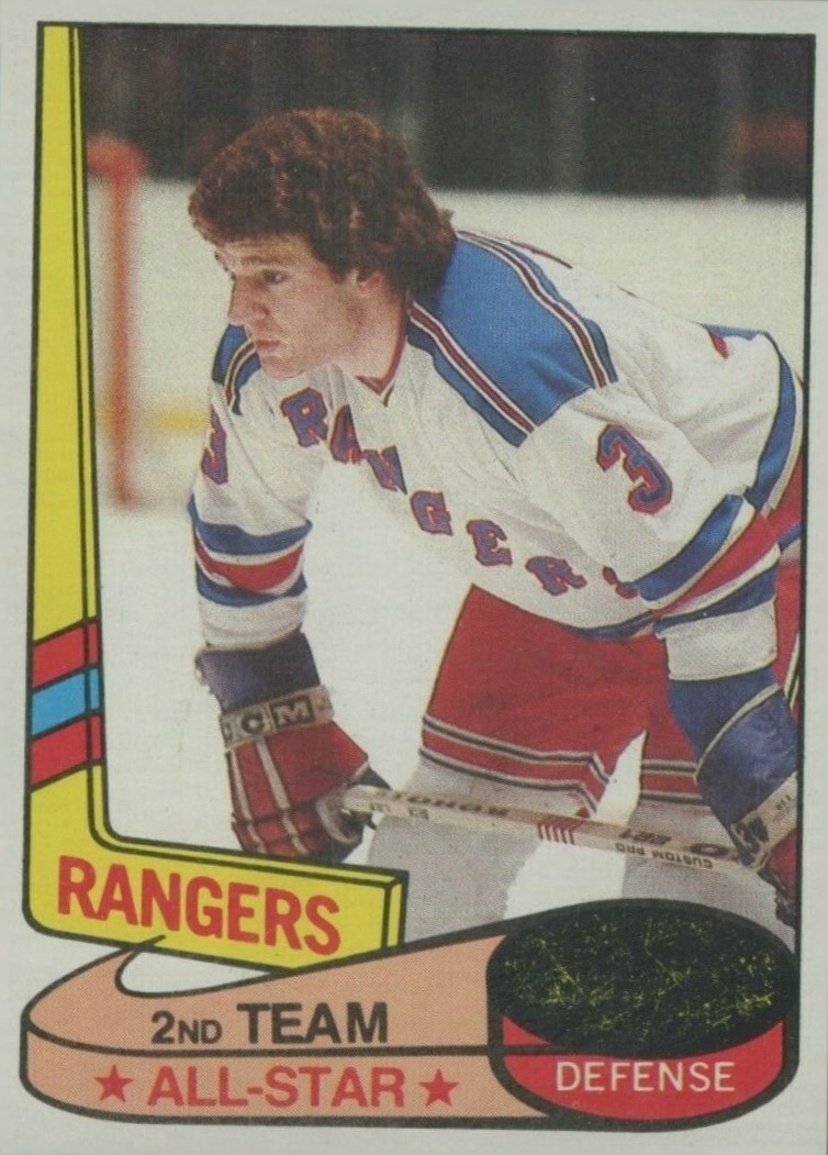 1980 Topps Barry Beck #90 Hockey Card