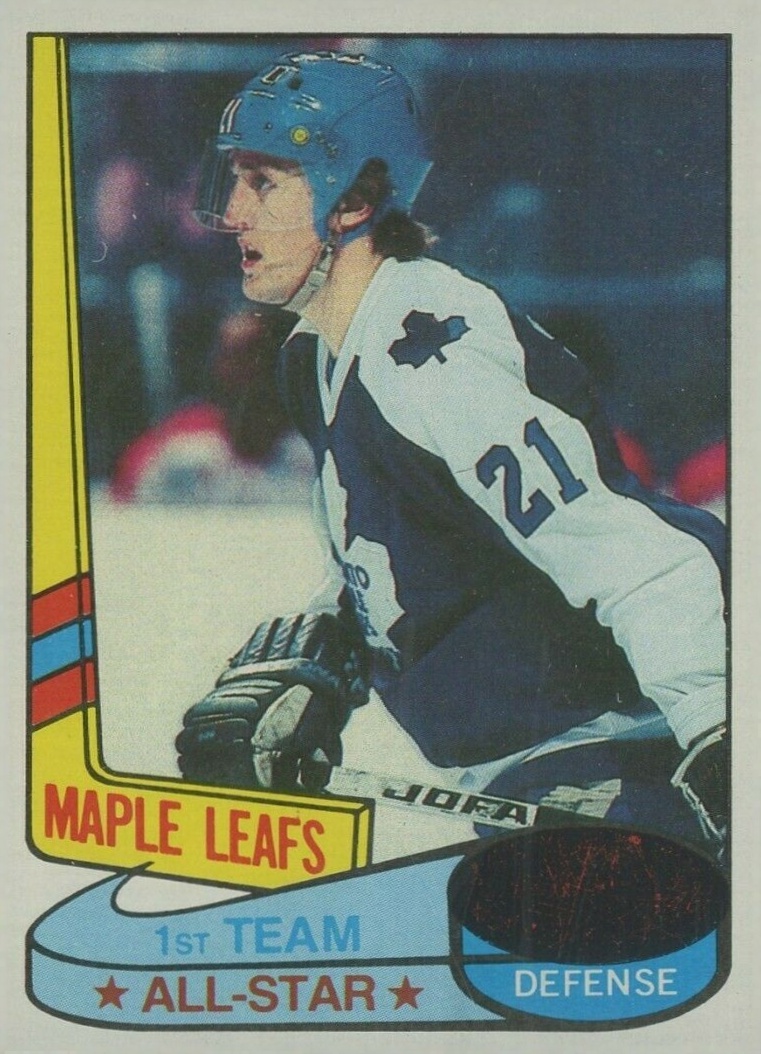 1980 Topps Borje Salming #85 Hockey Card