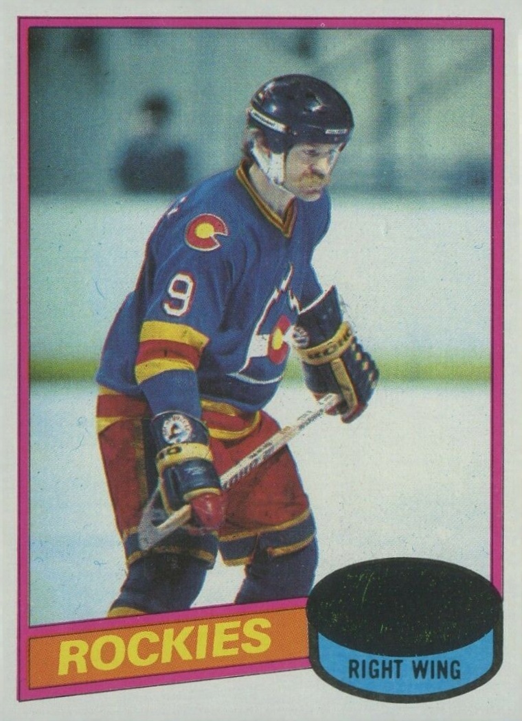 Lanny McDonald player worn jersey patch hockey card (Calgary Flames) 2007  Upper Deck Trilogy #HSLM