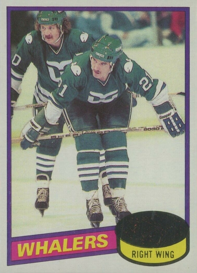 1980 Topps Blaine Stoughton #30 Hockey Card
