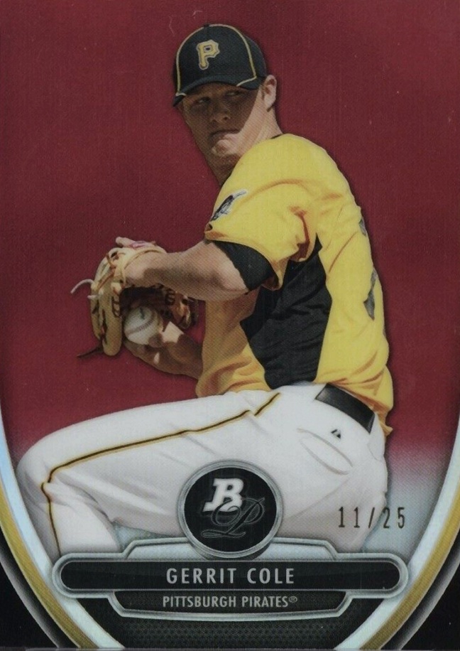 2013 Bowman Platinum Chrome Prospects Gerrit Cole #4 Baseball Card