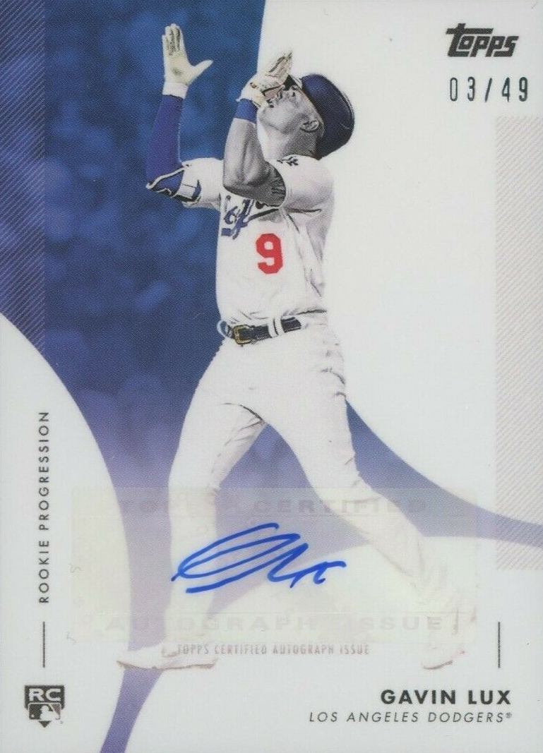 2020 Topps on Demand MLB Rookie Progression Gavin Lux #11B-A Baseball Card