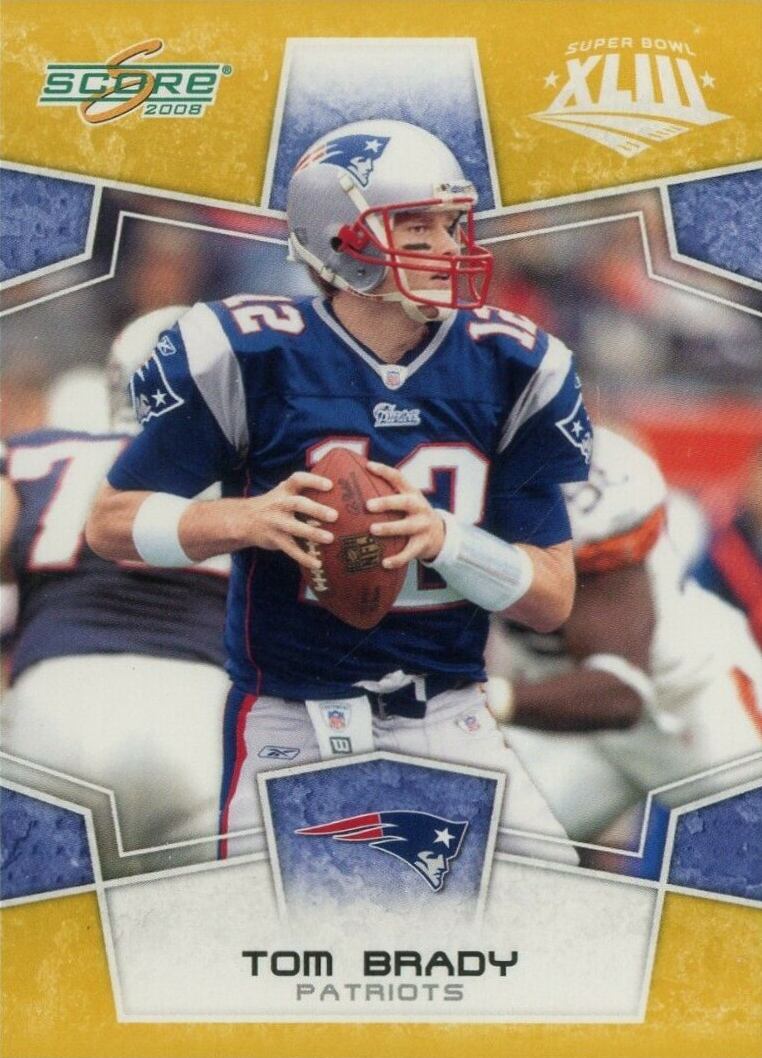 2008 Score Tom Brady #182 Football Card