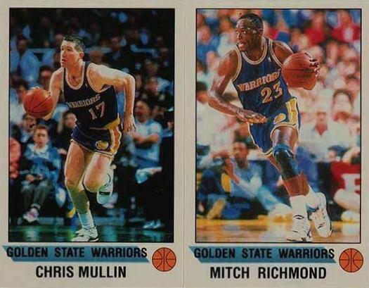 1990 Panini Sticker Chris Mullin/Mitch Richmond # Basketball Card