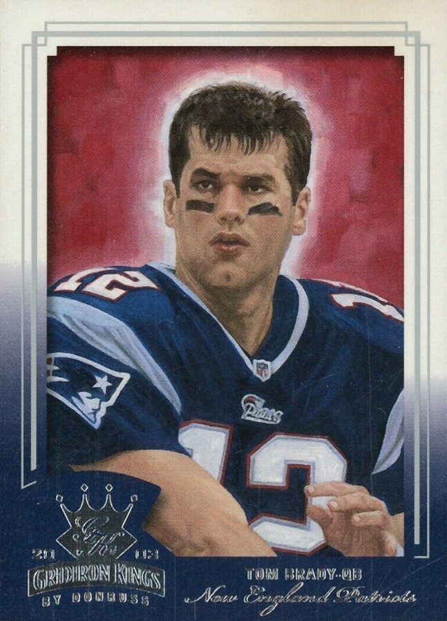 2003 Donruss Gridiron Kings Tom Brady #57 Football Card