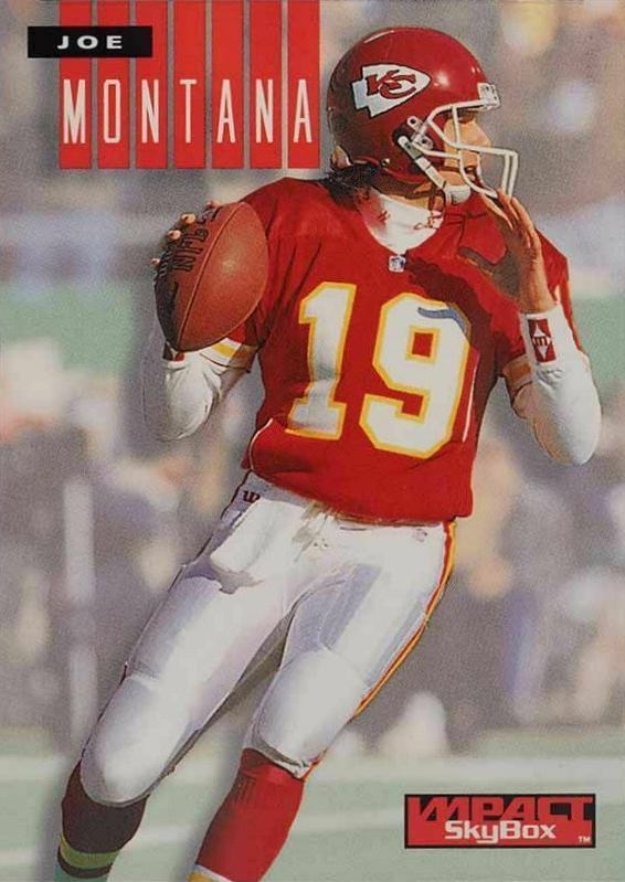 1994 Skybox Impact Joe Montana #122 Football Card