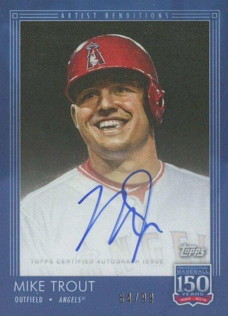 2019 Topps 150 Years of Baseball Mike Trout #117A Baseball Card