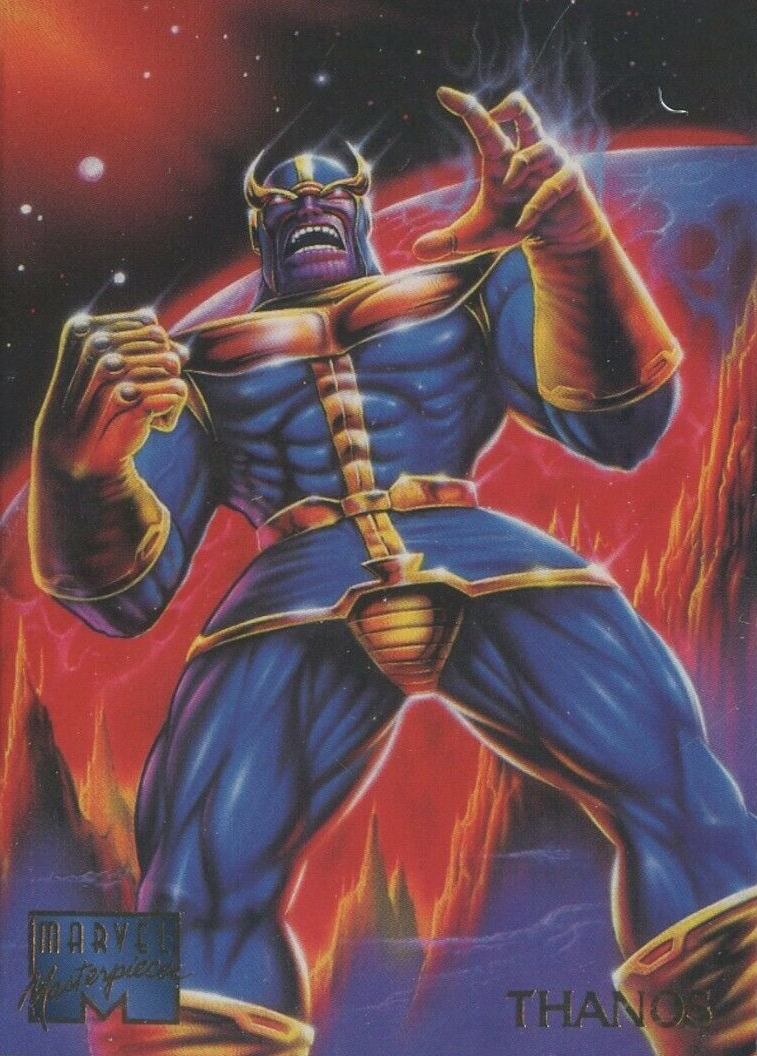1995 Marvel Masterpieces Thanos #98 Non-Sports Card