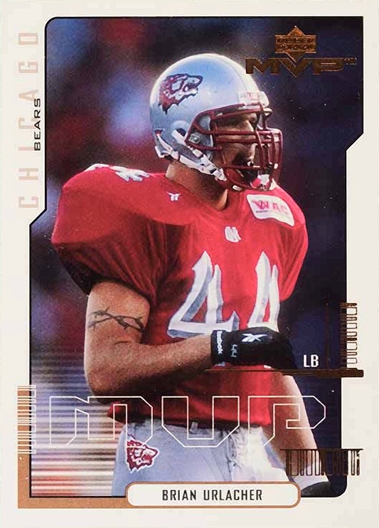 2000 Upper Deck MVP Brian Urlacher #192 Football Card