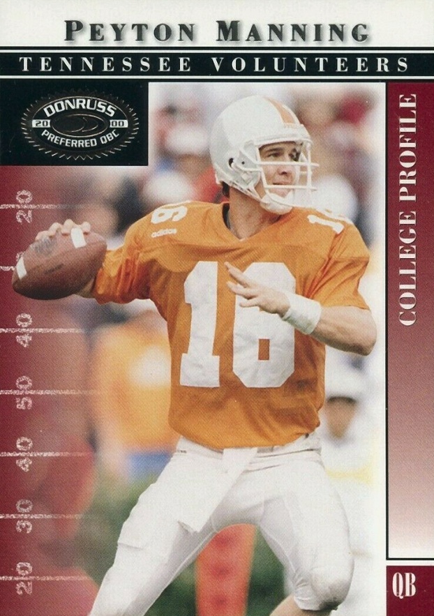 2000 Donruss Preferred Peyton Manning #42 Football Card