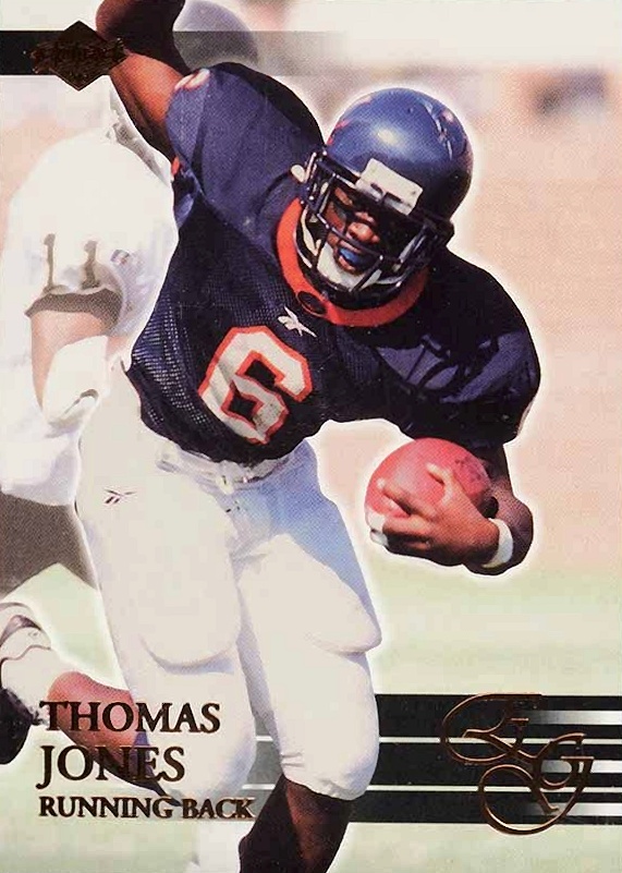 2000 Collector's Edge Graded Thomas Jones #103 Football Card