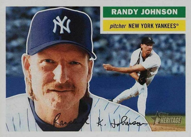 2005 Topps Heritage  Randy Johnson #200 Baseball Card