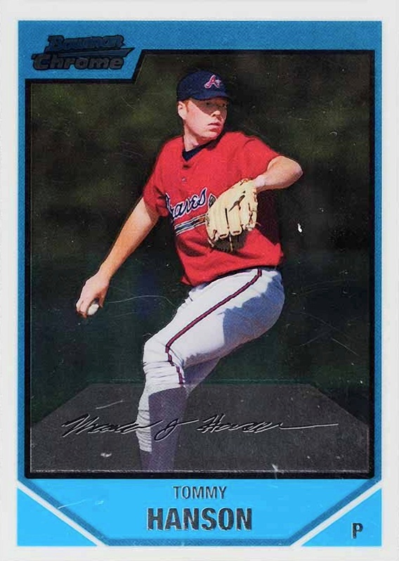 2007 Bowman Chrome Prospects Tommy Hanson #BC162 Baseball Card