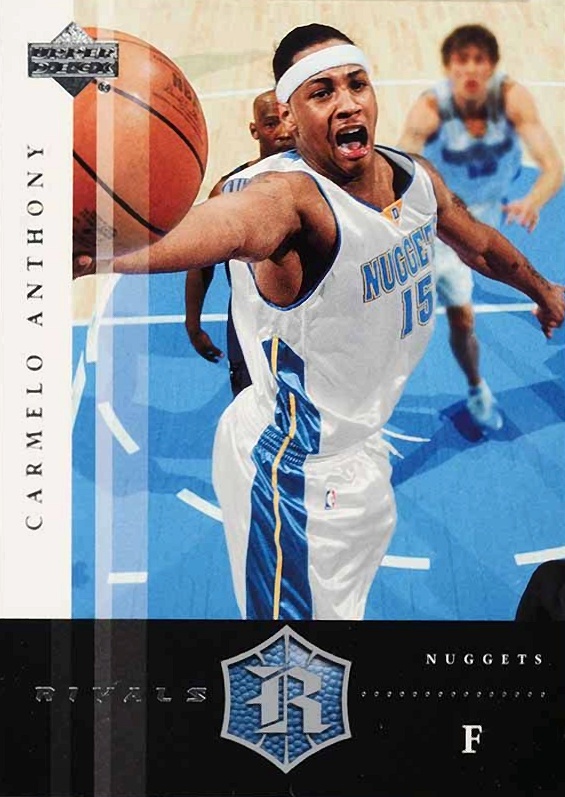 2004 Upper Deck Rivals Carmelo Anthony #17 Basketball Card