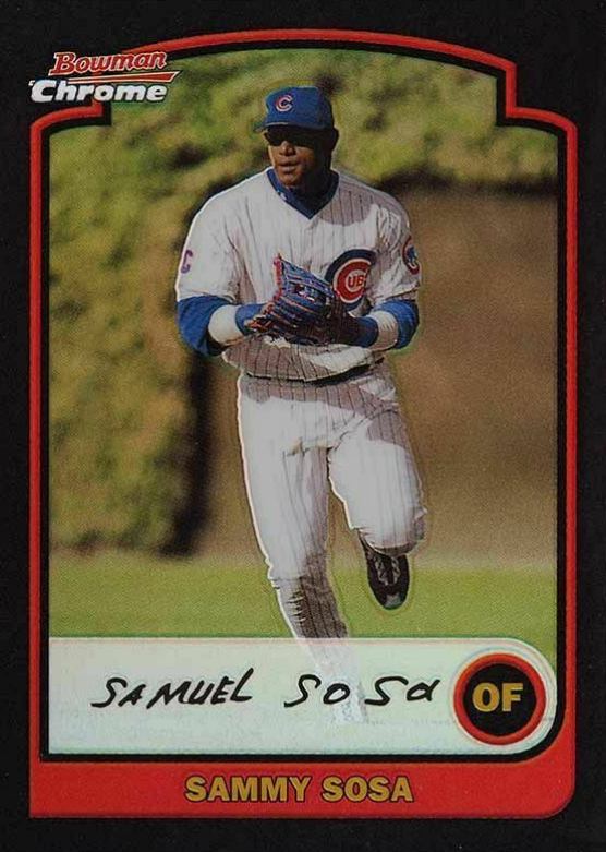 2003 Bowman Chrome Sammy Sosa #7 Baseball Card