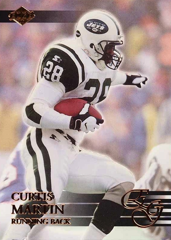 2000 Collector's Edge Graded Curtis Martin #126 Football Card