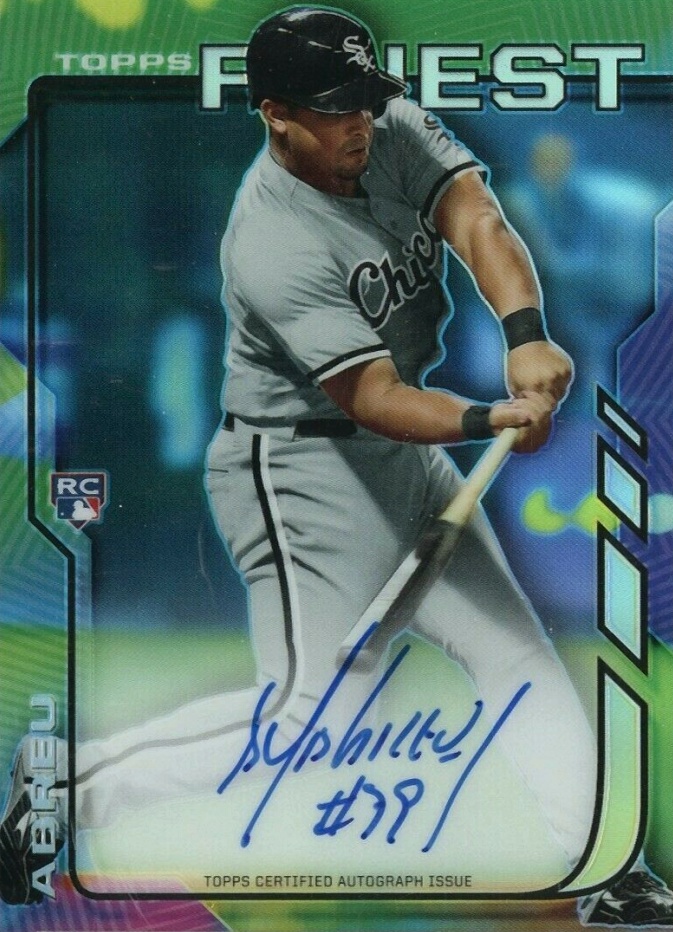 2014 Finest Rookie Autograph Jose Abreu #RA-JA Baseball Card