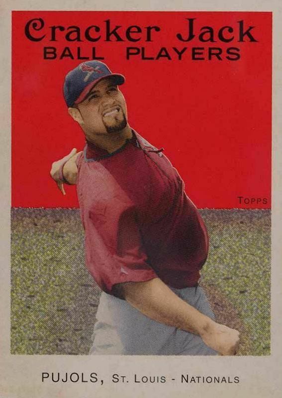 2004 Topps Cracker Jack Albert Pujols #3 Baseball Card