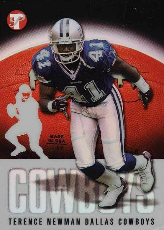 2003 Topps Pristine Terence Newman #141 Football Card