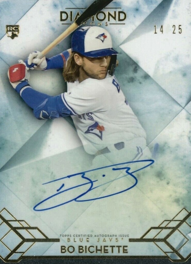 2020 Topps Diamond Icons Autographs Bo Bichette #ACBIC Baseball Card
