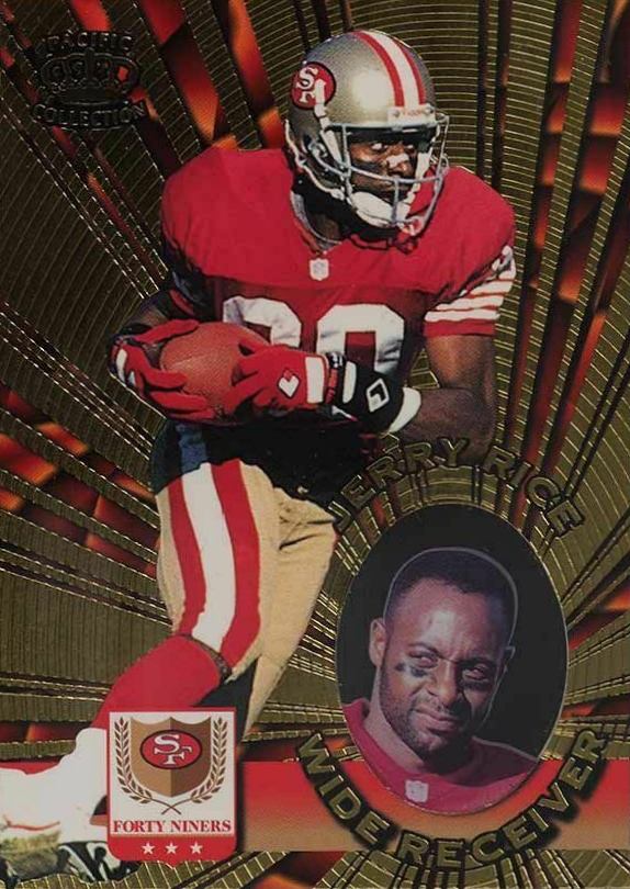 1996 Pacific Invincible Jerry Rice #I-133 Football Card