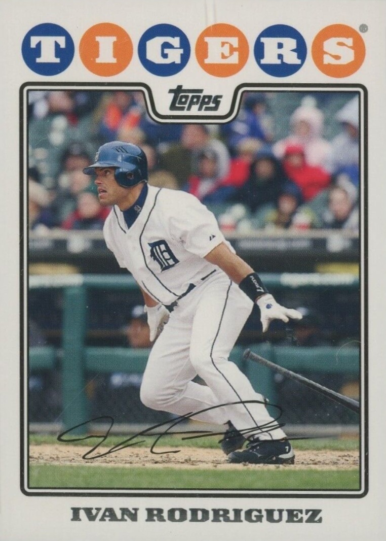 2008 Topps Ivan Rodriguez #76 Baseball Card