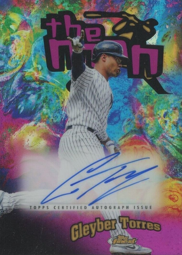 2020 Finest 1998 the Man Autographs Gleyber Torres #FTMAGT Baseball Card