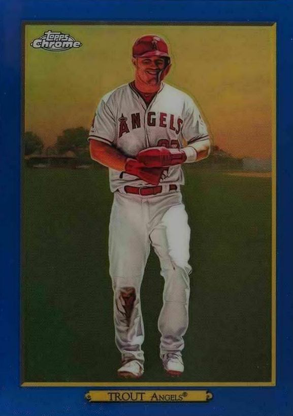 2020 Topps Turkey Red Chrome Mike Trout #TRC46 Baseball Card