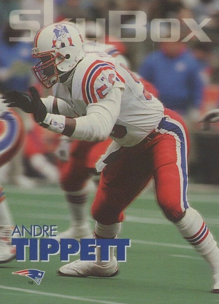 1993 Skybox Impact  Andre Tippett #206 Football Card