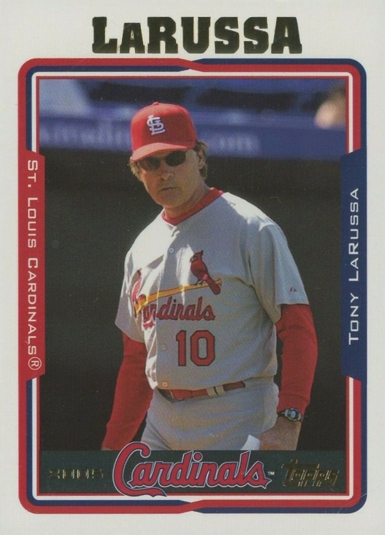 2005 Topps  Tony LaRussa #293 Baseball Card