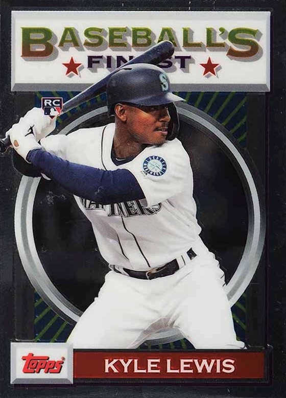 2020 Finest Flashbacks Kyle Lewis #133 Baseball Card